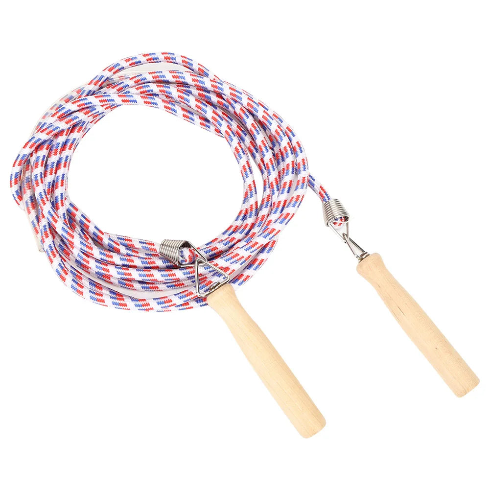 Skipping Rope Easy  Cotton Weaving Long Enough Good Elasticity Jump Ropes Environmentally Friendly for Outdoor Sports