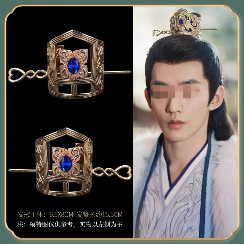 Latest Handmade Chinese Hair Sticks Forks Crown Hair Bun Holder Pin Retro Style Headpieces Hairpins Clips for Women Girls