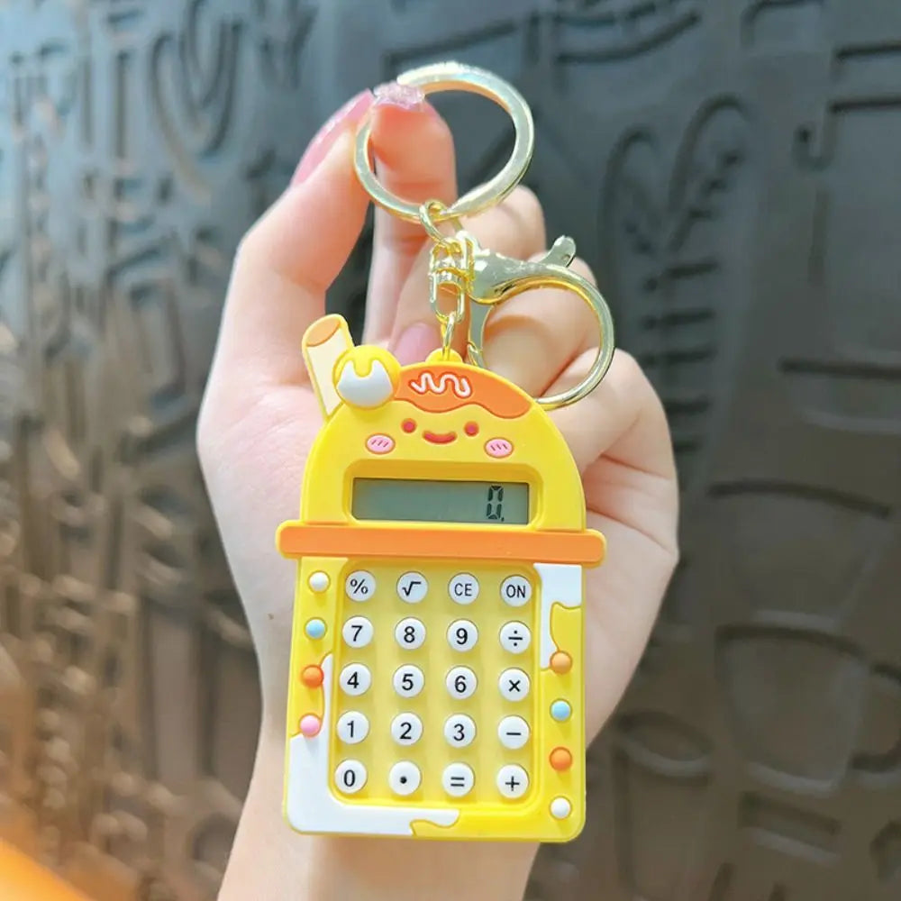 Portable Kawaii Mini Calculator 8 Digits Display Candy Color Student Stationery Lightweight Maze School Supplies Office