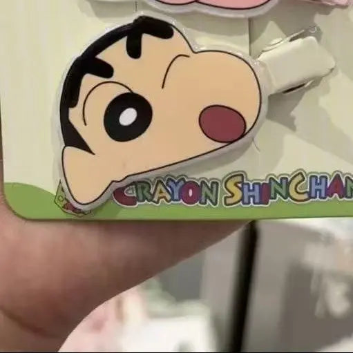 Crayon Shin-chan bangs clip, duckbill clip, cute student sweet hairpin, girly head accessory for seaside photos