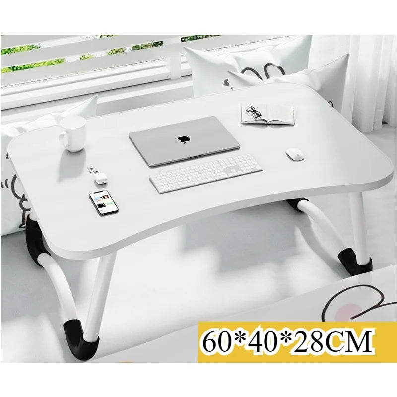 Bed Small table Foldable computer desk Student dormitory Upper bunk Desk Study table Writing table Color table