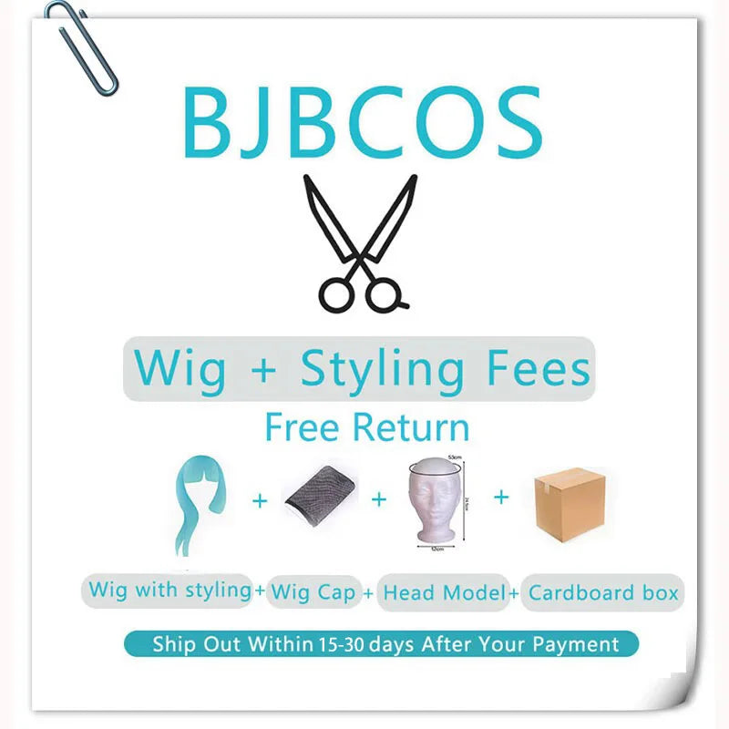 [Styled Wig]Huang Yueying Cosplay Wig Game Ashes Of The Kingdom Women Short Red Hair Halloween Party Carnival Prop Wig