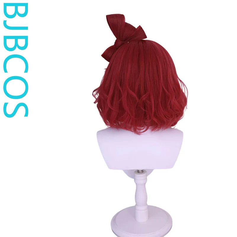 [Styled Wig]Huang Yueying Cosplay Wig Game Ashes Of The Kingdom Women Short Red Hair Halloween Party Carnival Prop Wig