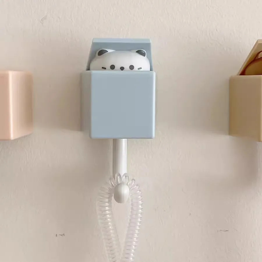 Gancho  pared con forma  gato para llaves, colgador  puerta multifuncional Kawaii, organizador  pared, ganchos corativos, coraci