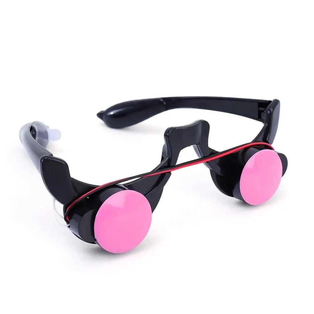 ABS LED Eyewear Red Eyes Glasses Black Red Masquerade Party Luminous Glasses Light-Up Anime Role Halloween Cosplay Prop DIY