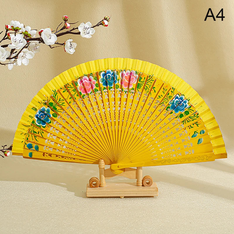 Chinese and Spanish Style Double-Sided Folding Fan
