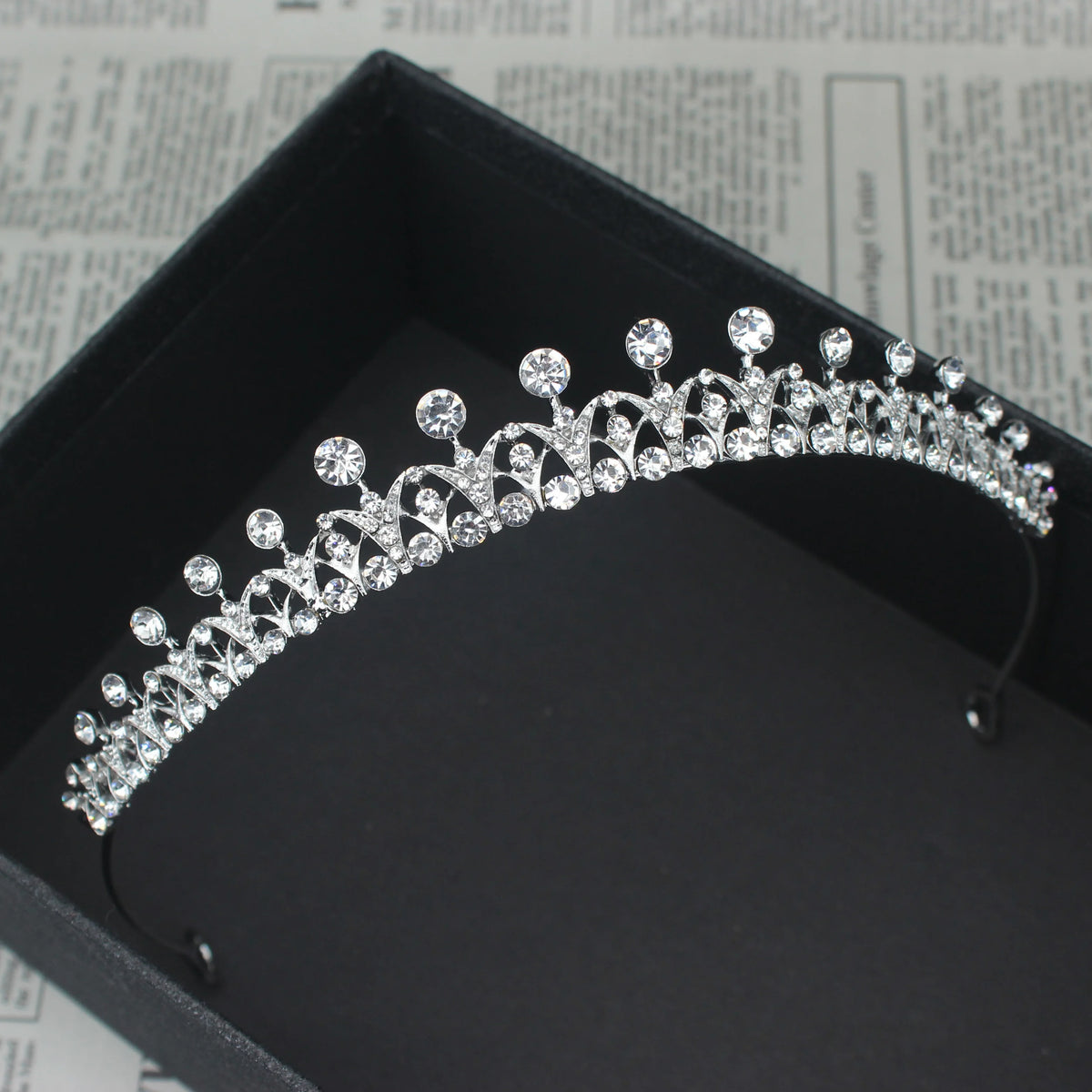 Crystal Wedding Bridal Tiara Hairstyle For Women Girls Prom Headband Elegant Bride Hair Styling Tools Fashion  hair accessories