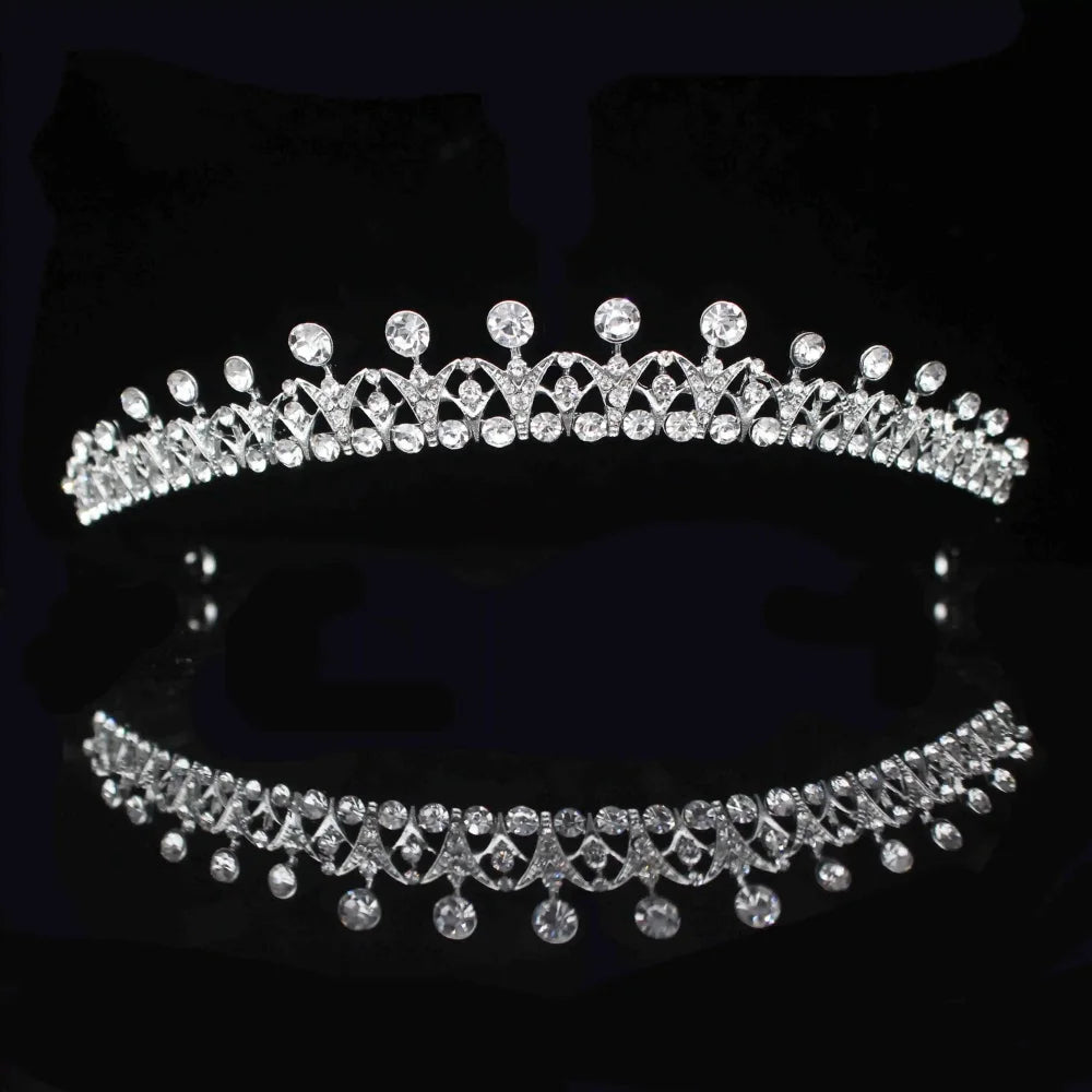 Crystal Wedding Bridal Tiara Hairstyle For Women Girls Prom Headband Elegant Bride Hair Styling Tools Fashion  hair accessories