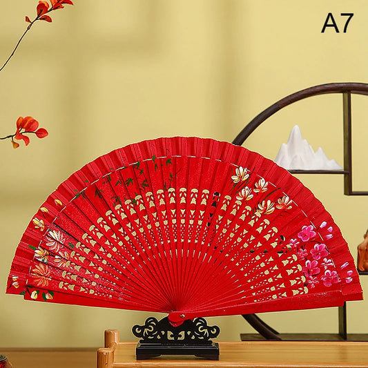 Chinese and Spanish Style Double-Sided Folding Fan