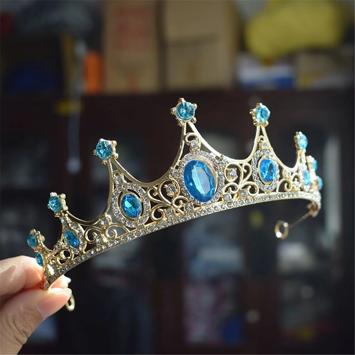 Collection of new inlaid ornaments Baroque retro crown