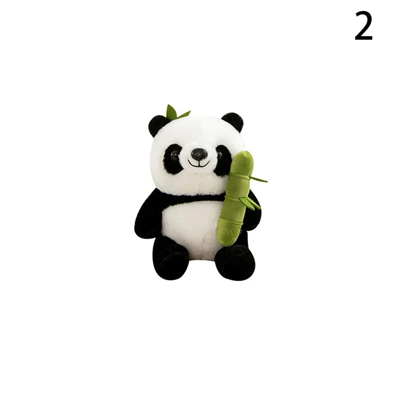 Kawaii Bamboo Panda Doll Plush Dolls Toy Soft Stuffed Plush Pillow Toys For Girls Girlfriend Chidren Birthday Gifts