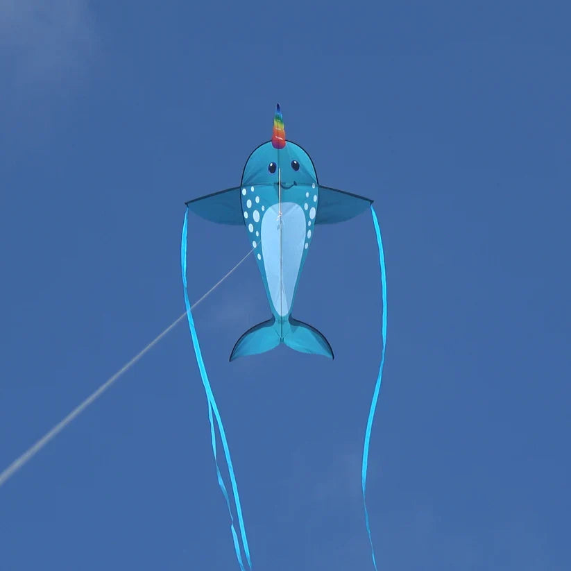 57  Inch Tall Nylon Narwhal Kite