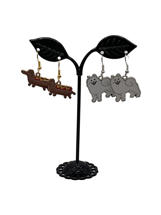 Dog Earrings