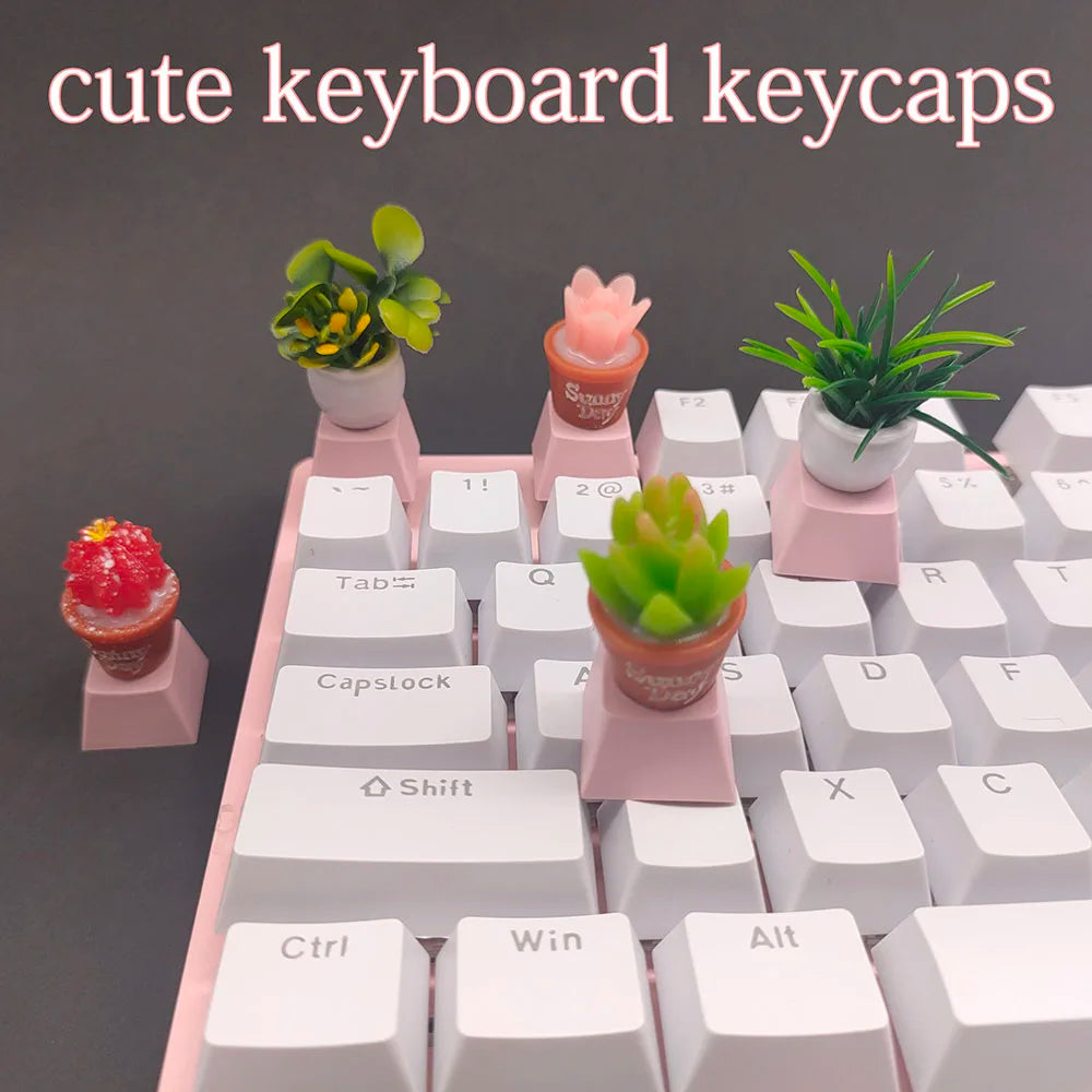Keycaps Cherry Profile Personalized PBT Keycap Anime Kawaii Diy Mechanical Keyboard Caps Gaming Decoration Accessories Cute Key