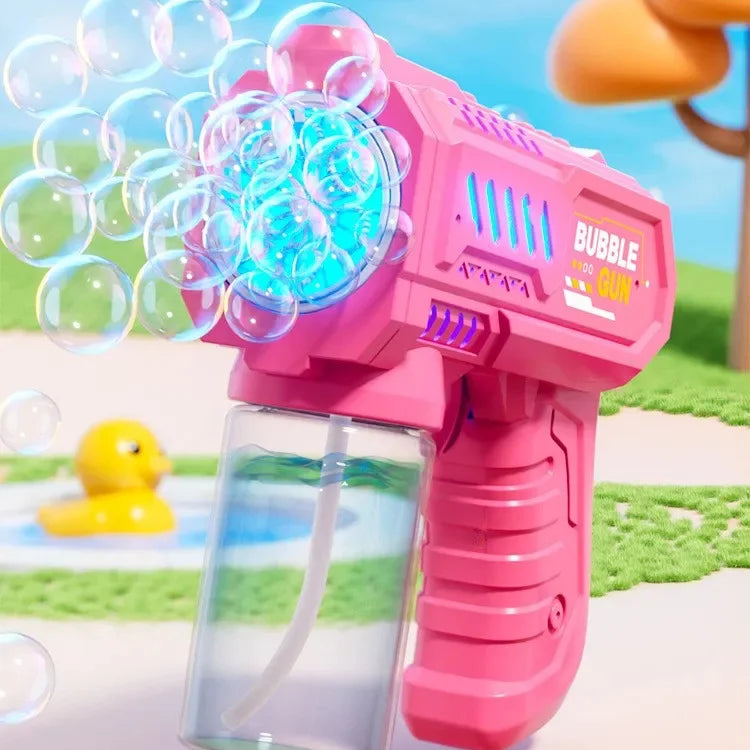 Childrens Electric Animals Bubble Machine Toys for Kids Elephant Rabbit Bear Automatic Bubbles Gun Outdoor Toy Birthday Gifts