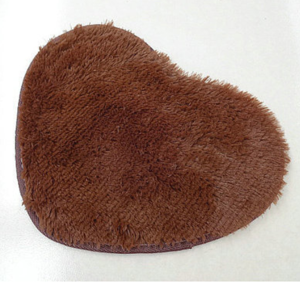 Heart Shaped Silk Carpet and Rug