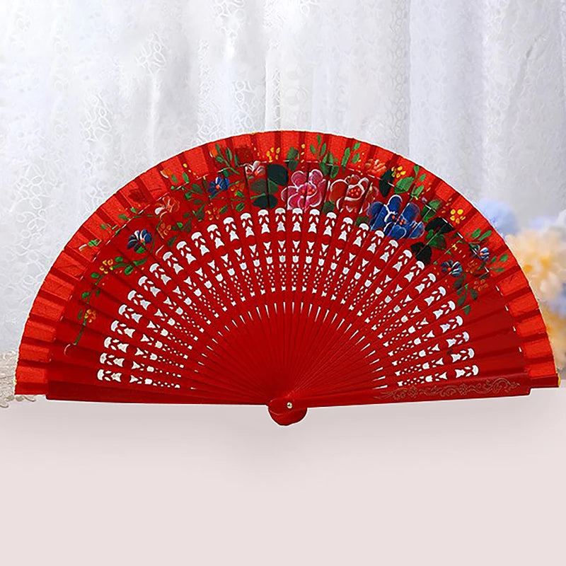 Chinese and Spanish Style Double-Sided Folding Fan