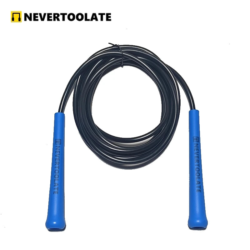 7mm diameter PVC AND PU MATERIAL ROPE LOW MIDDLE HIGHT TEMPERATURE 15.5cm long handle heavy skip jump skipping roep fitness