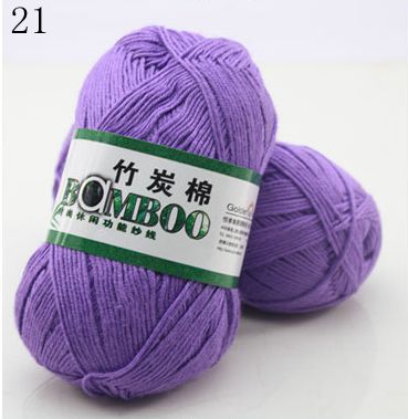 Bamboo Cotton Yarn for Baby Crochet Projects