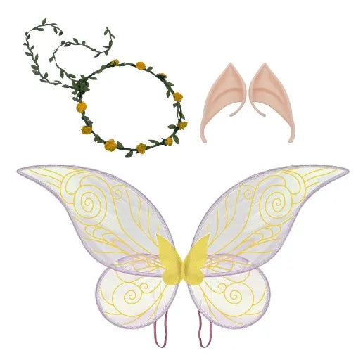 Butterfly Fairy Wings Flower Headband Fairy Ears