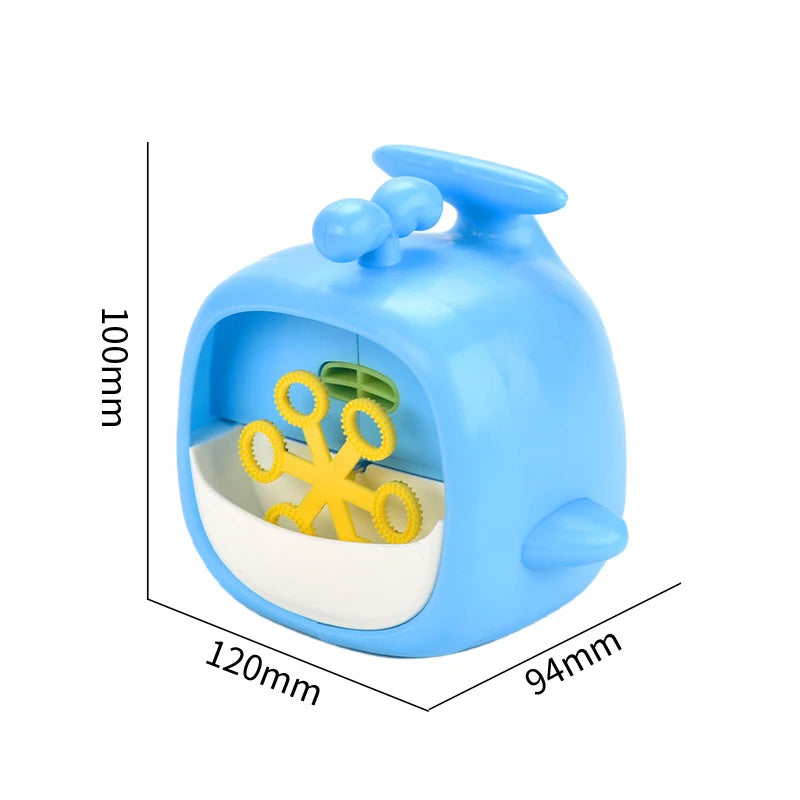 Funny Bubble Machin Cartoon Dinosaur Frog Animal Magic Soap Water Bubble Blower Handheld Christmas Gifts for Kids Boys Girls