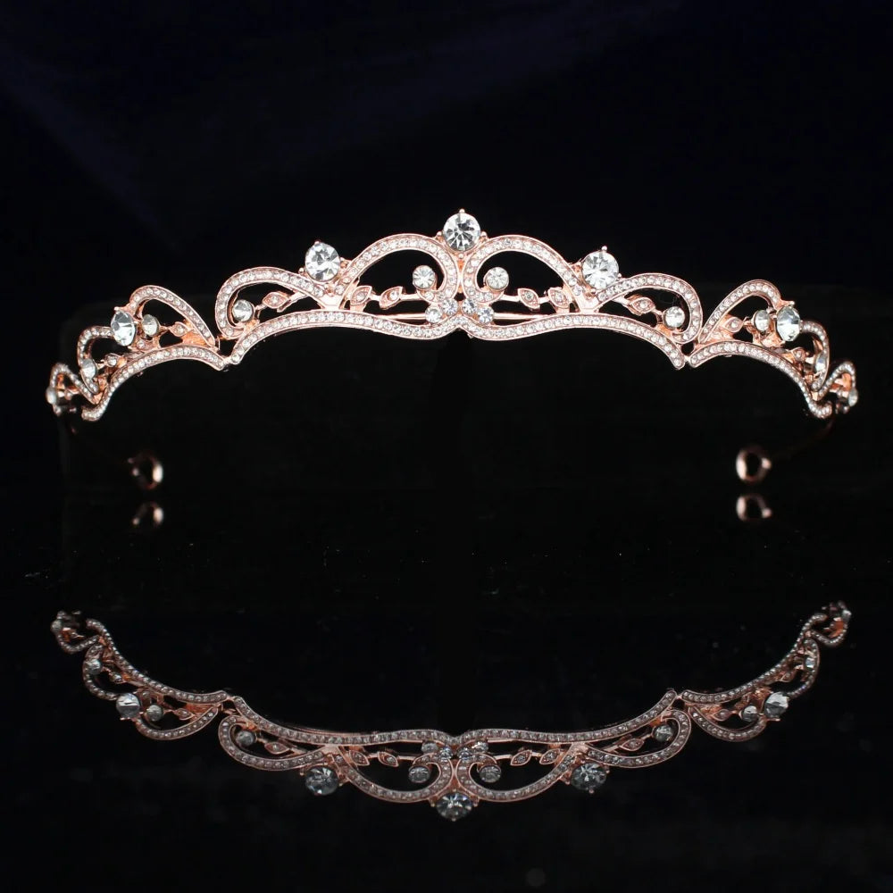 Crystal Wedding Bridal Tiara Hairstyle For Women Girls Prom Headband Elegant Bride Hair Styling Tools Fashion  hair accessories