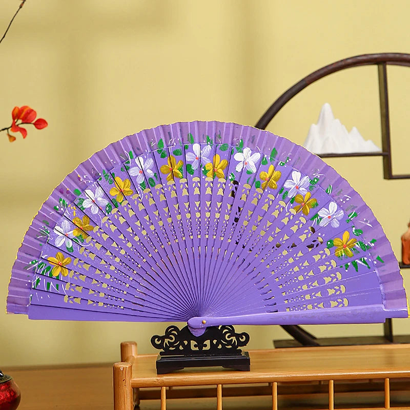 Chinese and Spanish Style Double-Sided Folding Fan