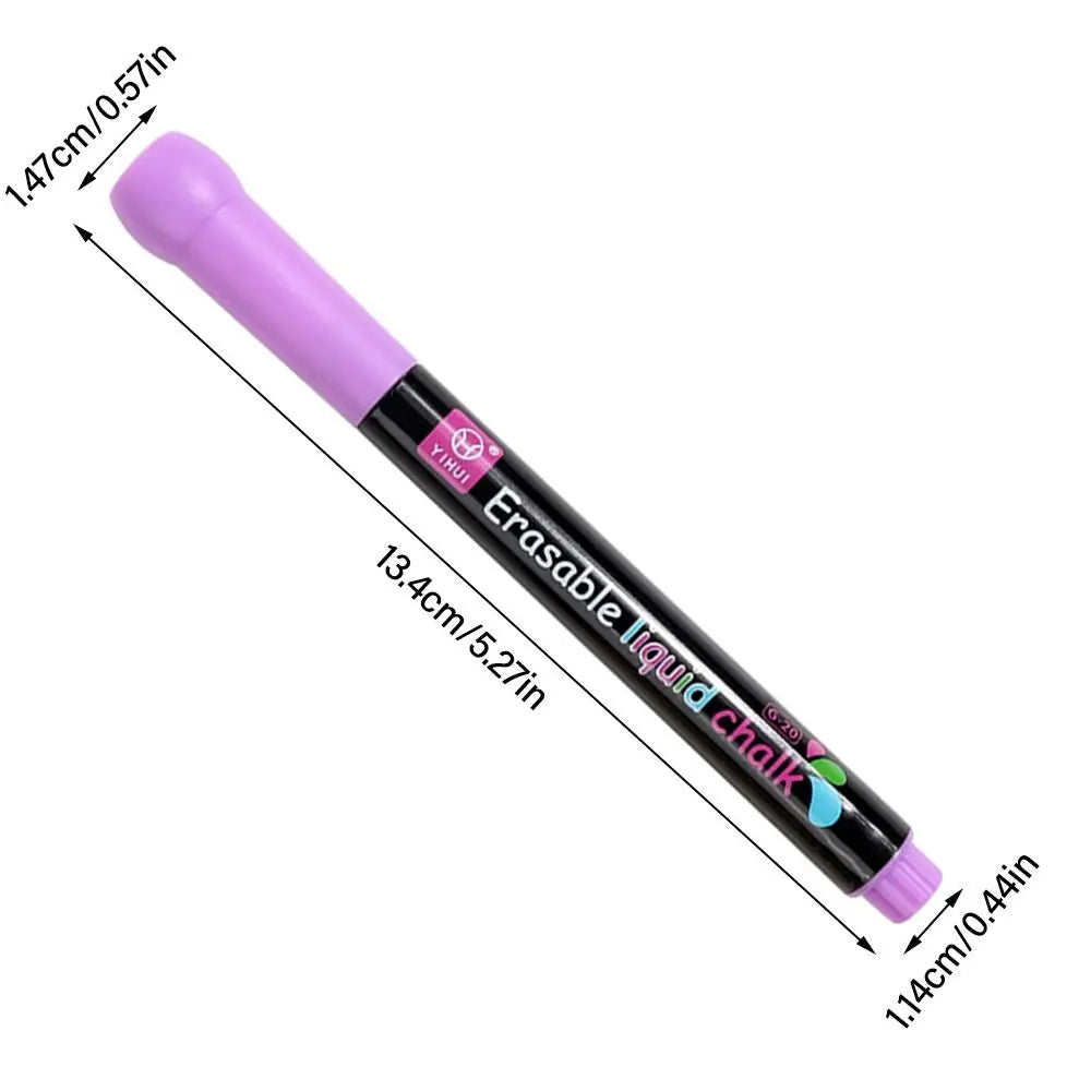 Multi-Color Glass Window Painting Blackboard Graffiti Whiteboard Pen Highlighters Liquid Chalk Pen Art Marker Pen
