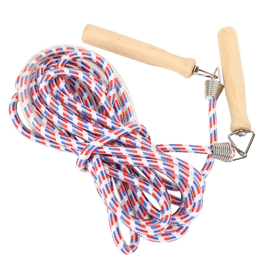 Skipping Rope Easy  Cotton Weaving Long Enough Good Elasticity Jump Ropes Environmentally Friendly for Outdoor Sports