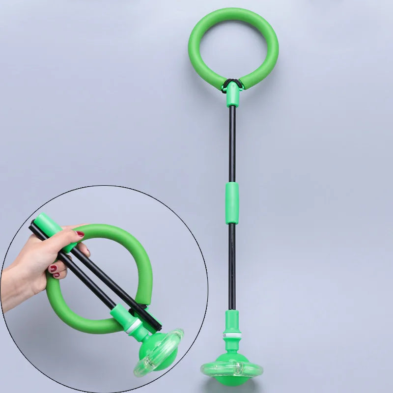 Flash Jumping Rope Ball Kids One Foot Outdoor Fun Sports Children Jumping Force Reaction Training Swing Ball Child-parent Games
