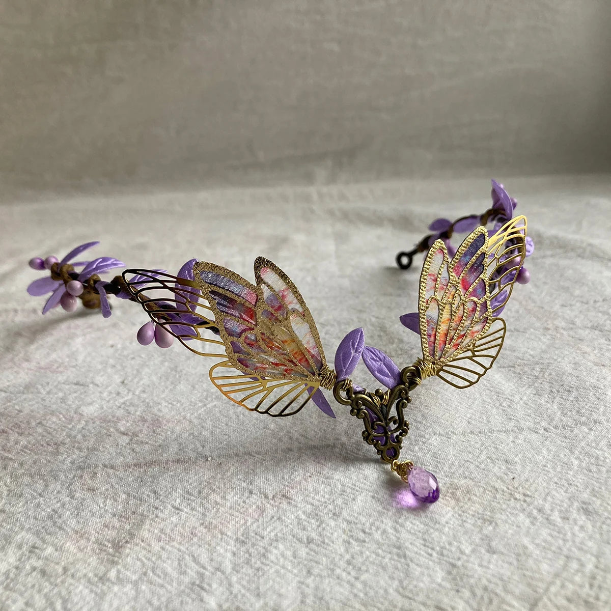 Woodland Fairy Tiara Butterfly Crown