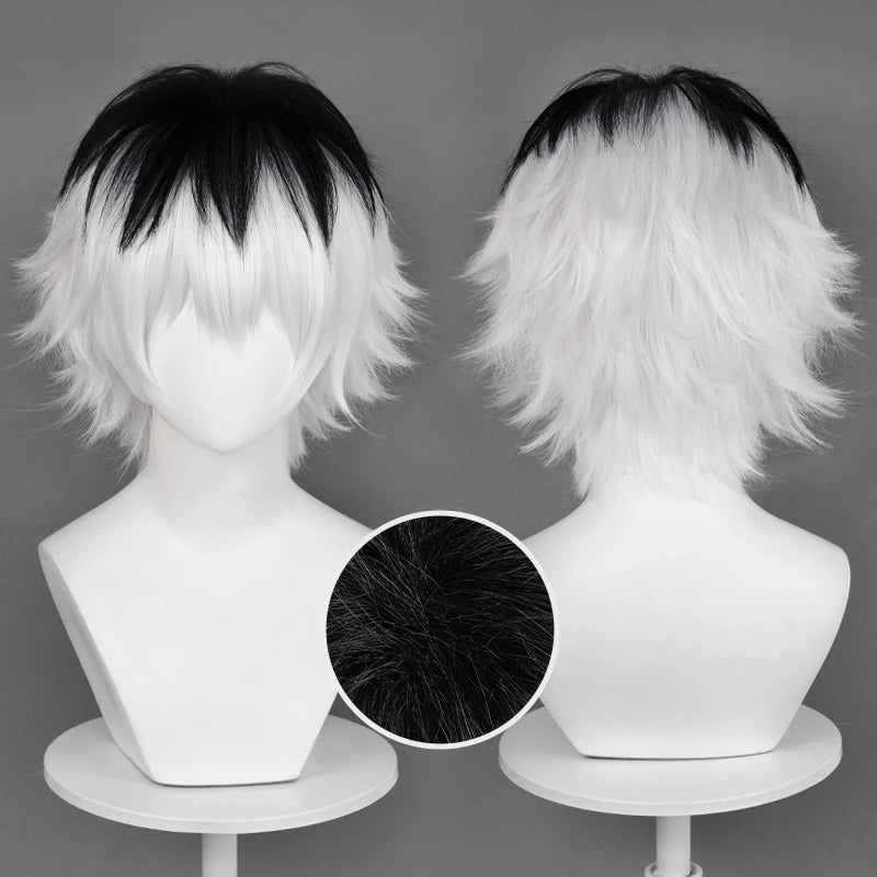 Anime Tokyo Ghoul Kaneki Ken Cosplay Wig Sasaki Haise Cosplay Hair Juzo Suzuya Touka Kirishima Heat Resistant Synthetic Wigs