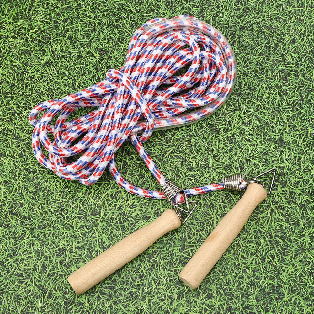 Skipping Rope Easy  Cotton Weaving Long Enough Good Elasticity Jump Ropes Environmentally Friendly for Outdoor Sports