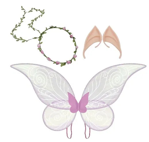 Butterfly Fairy Wings Flower Headband Fairy Ears