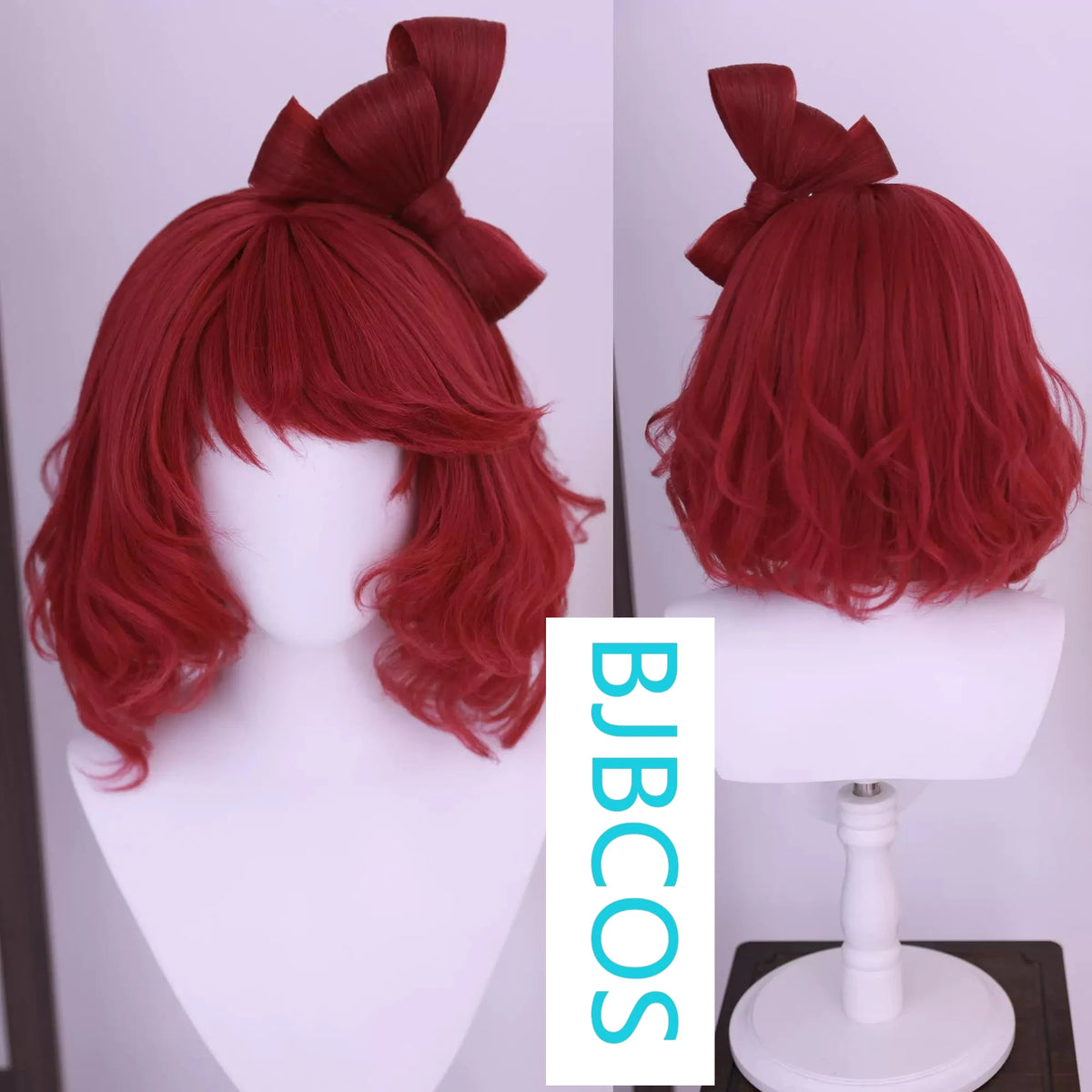 [Styled Wig]Huang Yueying Cosplay Wig Game Ashes Of The Kingdom Women Short Red Hair Halloween Party Carnival Prop Wig