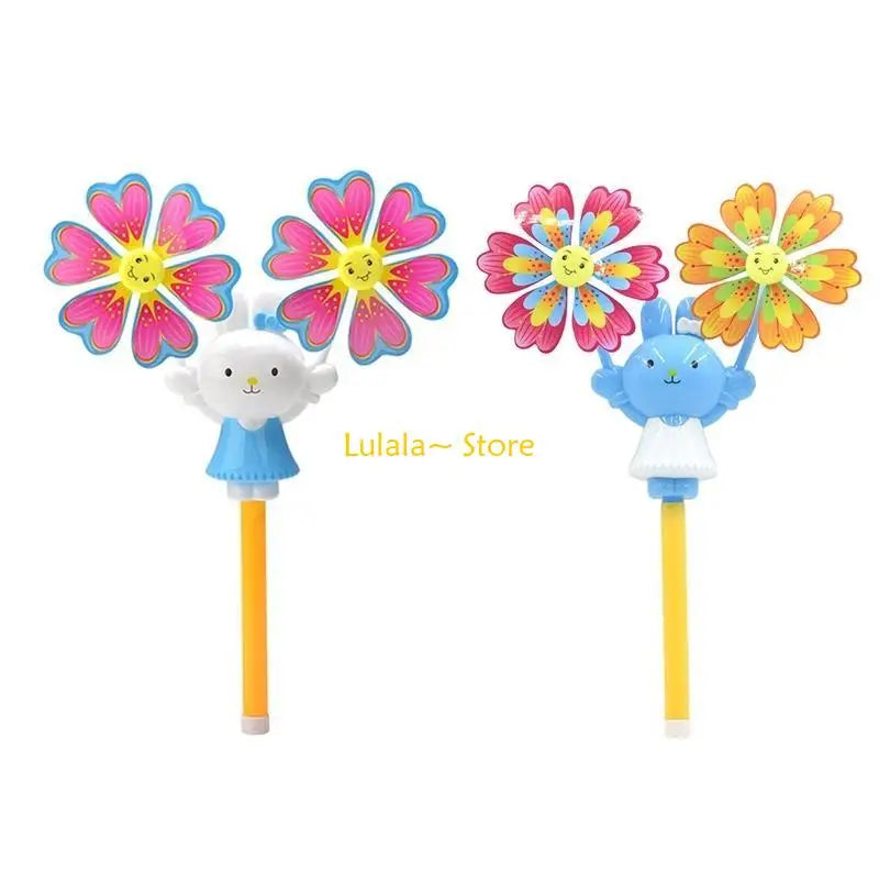 Y4QA Wind Spinners for Garden Yard Decor Wand for Kids for Play LED Lights Windmill Christmas Holiday Night Gifts