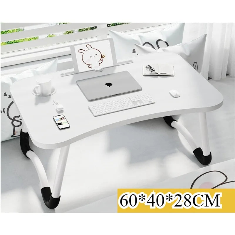 Bed Small table Foldable computer desk Student dormitory Upper bunk Desk Study table Writing table Color table