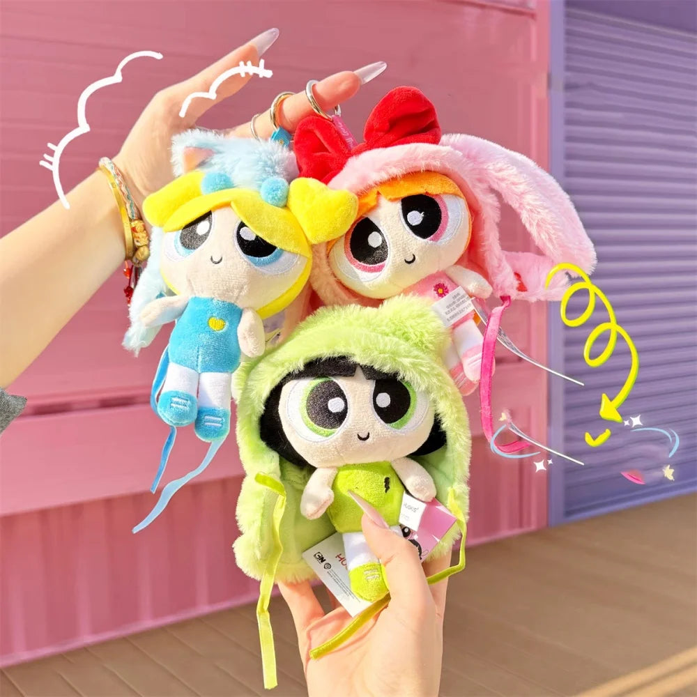 Powerpuff-Girls Plush Cape Keychain