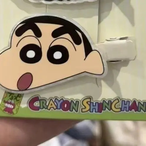 Crayon Shin-chan bangs clip, duckbill clip, cute student sweet hairpin, girly head accessory for seaside photos