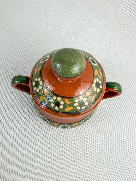 Traditional Mexican Tea Pot Set 16pc - Juego de Te Barro