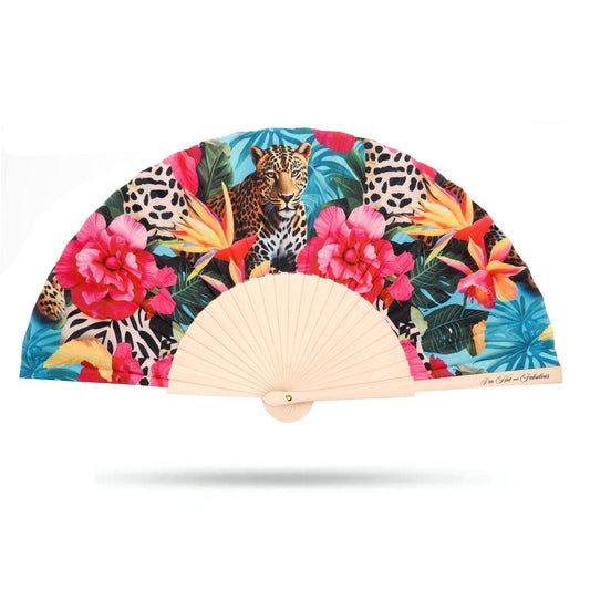 Rainforest Royalty Hand Fan