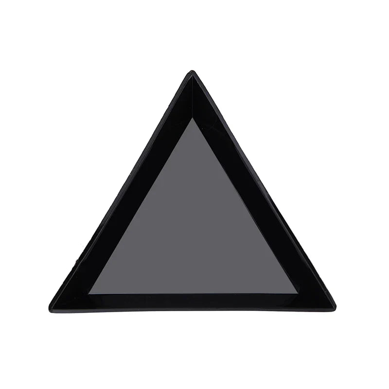 10Pcs Triangle Rhinestone & Bead Sorting Storage Trays