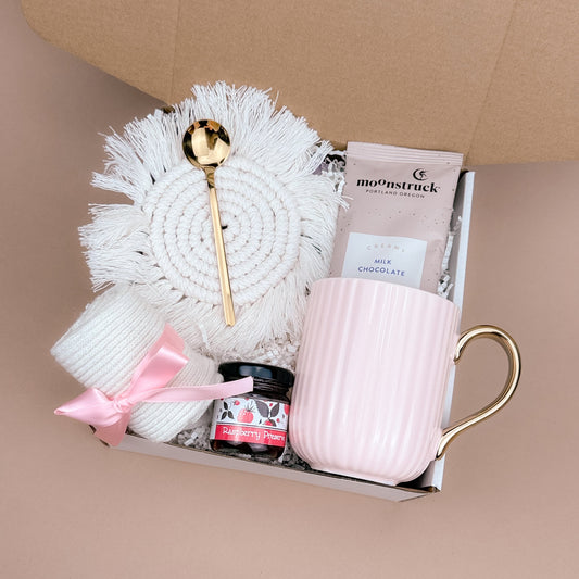 Gift Boxes Cozy Tea, Mug & Fuzzy Socks Set