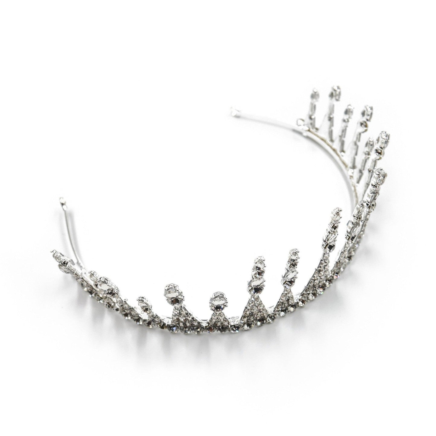 Jazz Age Skyscraper Tiara in Silver