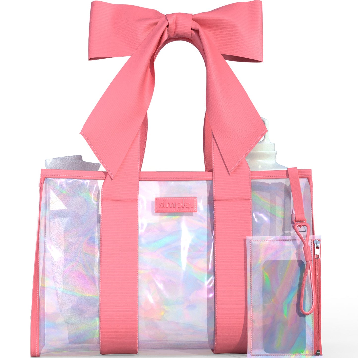 BowMe Prism Tote with Phone Pouch (Prism Pink & Prism Purple)