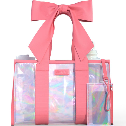 BowMe Prism Tote with Phone Pouch (Prism Pink & Prism Purple)