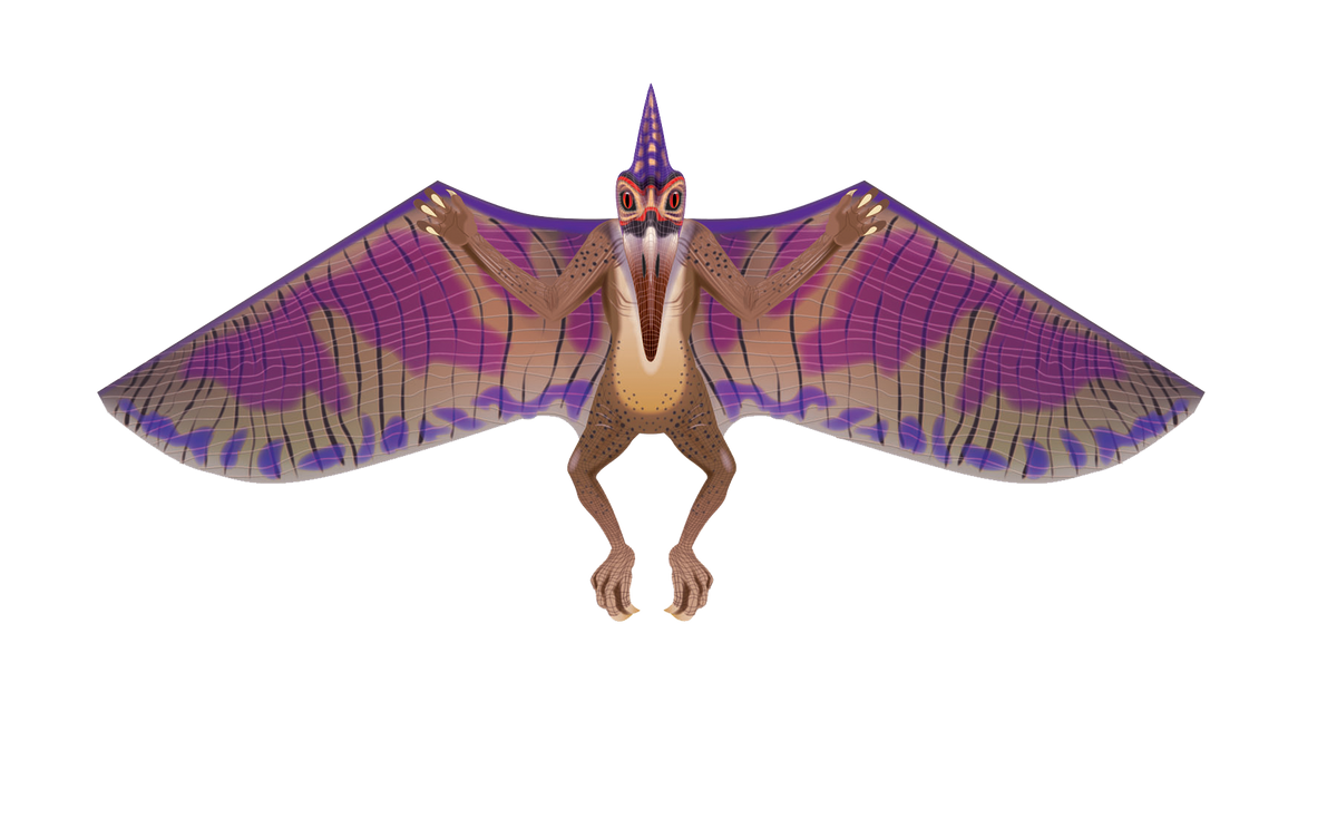 65 Inches Wide Nylon Pterodactyl Kite