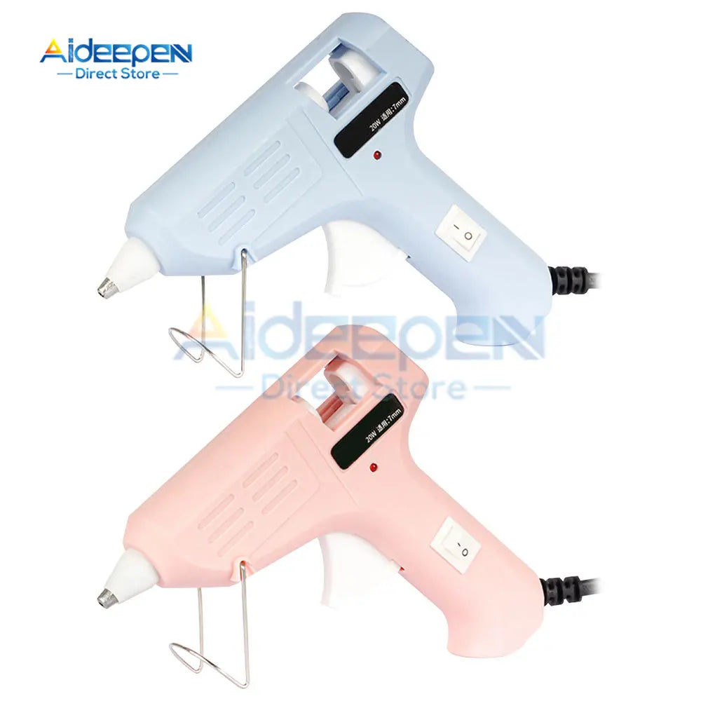 20W Mini Hot Glue Gun with 7mm x 150mm Glue Sticks – Low-Temp