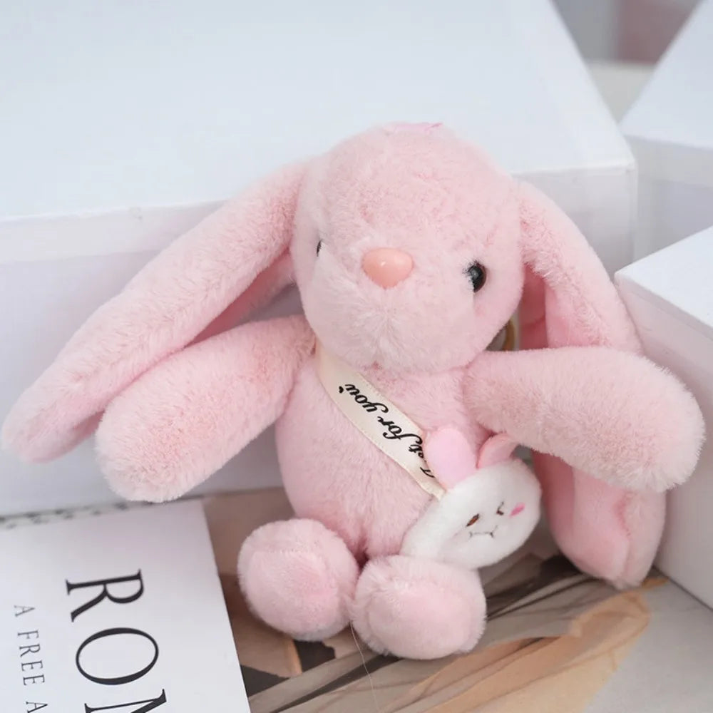 15cm Women's Rabbit Fur Keychain Bag Car Pendant Jewelry