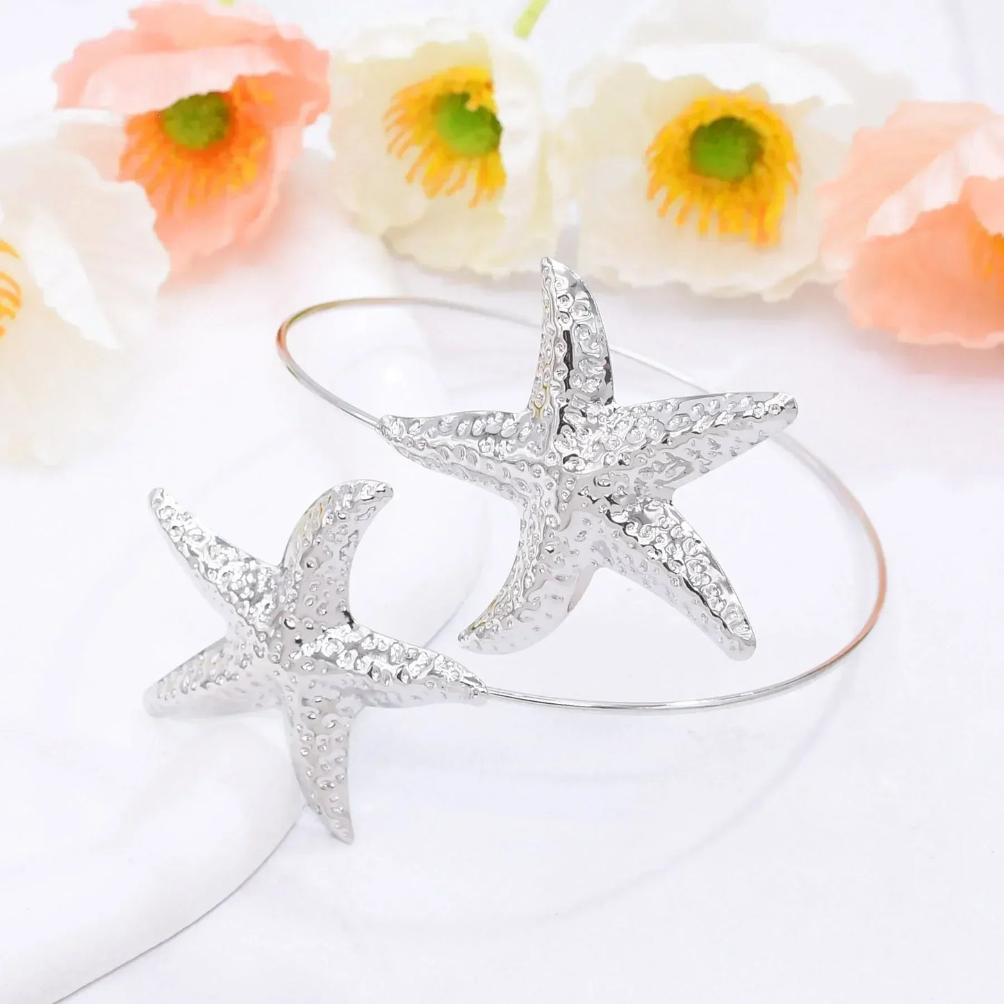 Golden Alloy 2 Starfish Arm Bracelet